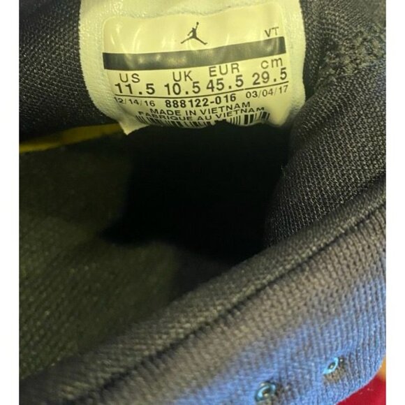 Jordan Zoom Mens 11.5 Low Top Trainer Essential Black - Picture 7 of 7